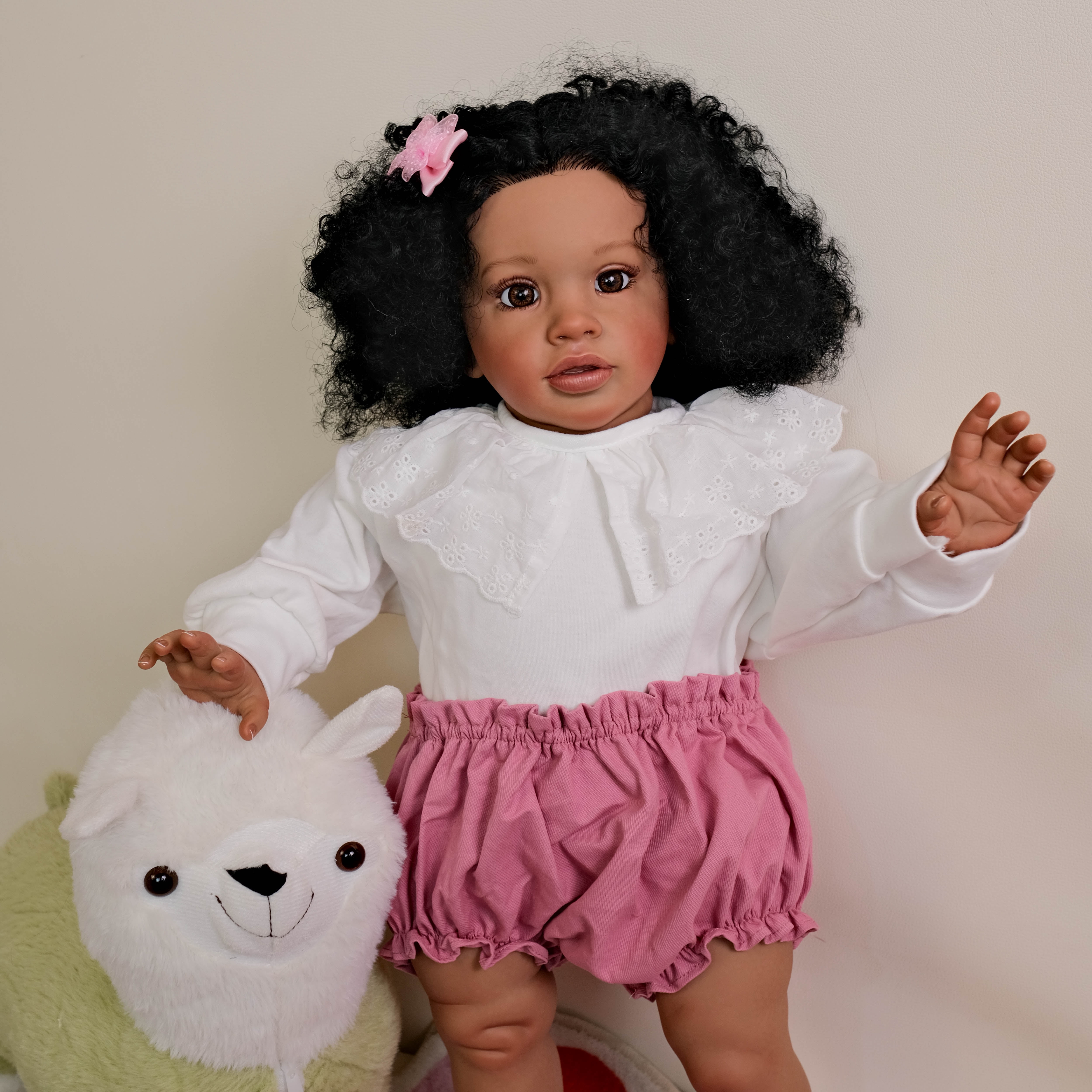 Lifelike Reborn Baby Dolls 26 inch Cloth Body African American Newborn Realistic Newborn Baby Dolls with Outfit and Gift Box for 3+ Year Old Kids