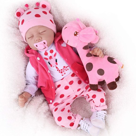 Lifelike Reborn Baby Dolls Boy - 18 Inch Baby Toddler Soft Body Realistic Newborn Baby Doll Real Life Baby Dolls Toy Gift with Accessories for Kids Age 3+