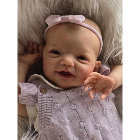 Lifelike Reborn Baby Dolls Girls - Adorable 20 inch Cute Realistic Newborn Baby Dolls Vinyl Full Body Poseable Real Life Baby Dolls with Gift Box for Kids Age 3+