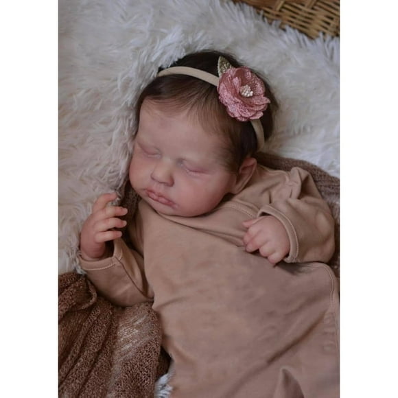 Lifelike Reborn Baby Dolls - Silicone Full Body Girl 20 Inch Waterproof Anatomically Correct Baby Doll Soft, Realistic, Poseable with Feeding Kit, Perfect for Kids Age 3+