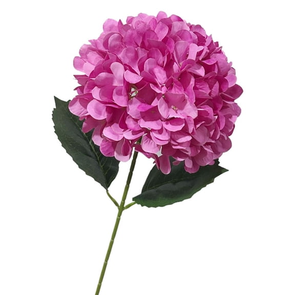 Lifelike Silk Hydrangea Flower Bouquet - 22.8" Tall Artificial Floral Arrangement for Home, Wedding, Party Decor