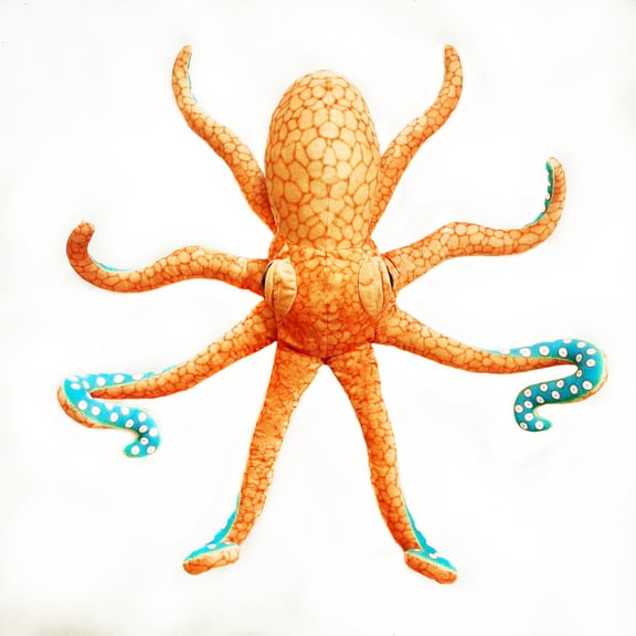Lifelike Simulation Octopus Stuffed Plush Toy For Kids Funny Hat And Huggable Doll