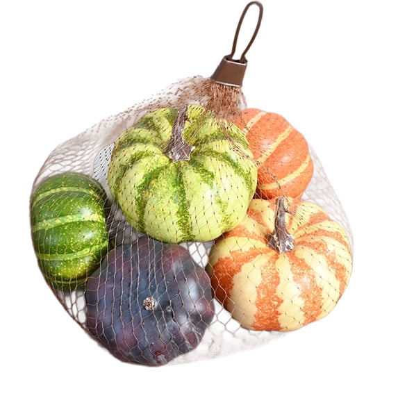 Lifelike Simulation Realistic Mixture of Artificial Pumpkins Fake Vegetable Fruit for Festivals,Thanksgiving,Halloween,Tabletop,Fireplace,Fall Home Decor