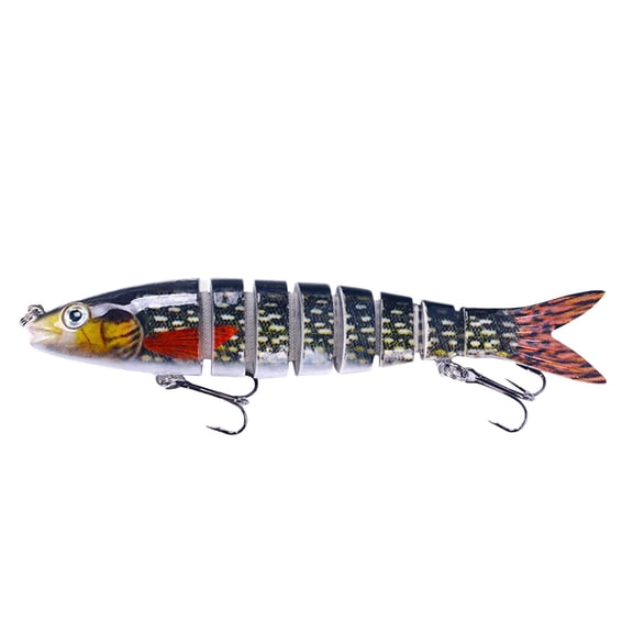 Lifelike Slow Sinking Swimbaits for Freshwater Saltwater Fishing, Realistic Jointed Fishing Lures for Trout Bass Predatory Fish, 6 Colors Available for Men Anglers Fishing Gear