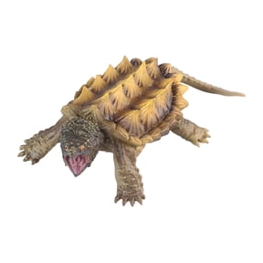 Lifelike Snapping Turtle Figure Miniature Statue Playset Early Educational Toy