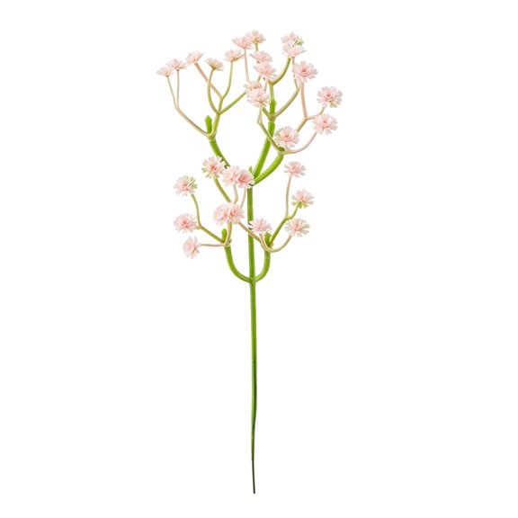 Lifelike Snowflower Starry Bouquet with Tiny White Blooms for Home Living Room Wedding Centerpiece Decoration Light Pink