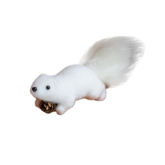 Exquisite Lifelike Squirrel Ornament, Plastic Christmas Hanging Decor, Exquisite ...