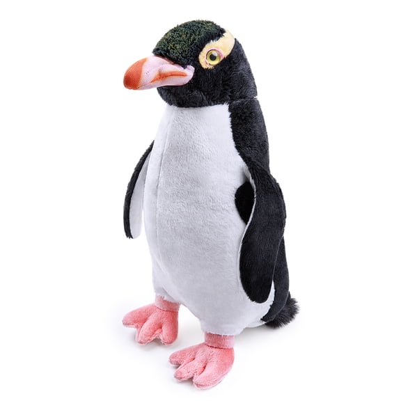 Lifelike Yellow-eyed Penguin Stuffed Animal,Soft Penguin Plush Toy, Gifts for Kids,Home Decor,Hugging Toy 12"