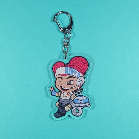 Lifeline Apex Acrylic Charm Keychain, Apex Legends, Gaming Gift, Fan Art, Cute Ita Bag Charm (1 keychain)