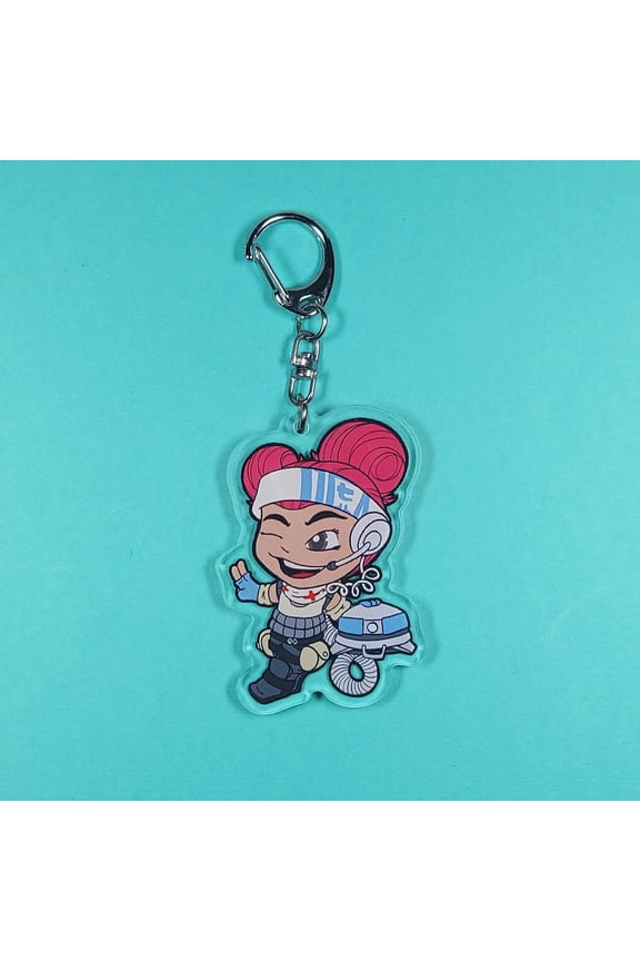 Lifeline Apex Acrylic Charm Keychain, Apex Legends, Gaming Gift, Fan Art, Cute Ita Bag Charm (1 keychain)