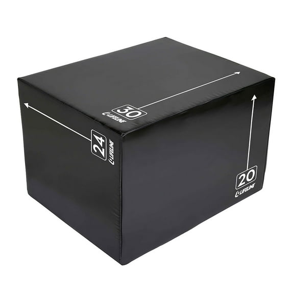 Lifeline Fitness 3-IN-1 Foam Plyo Box - 20"-24"-30"