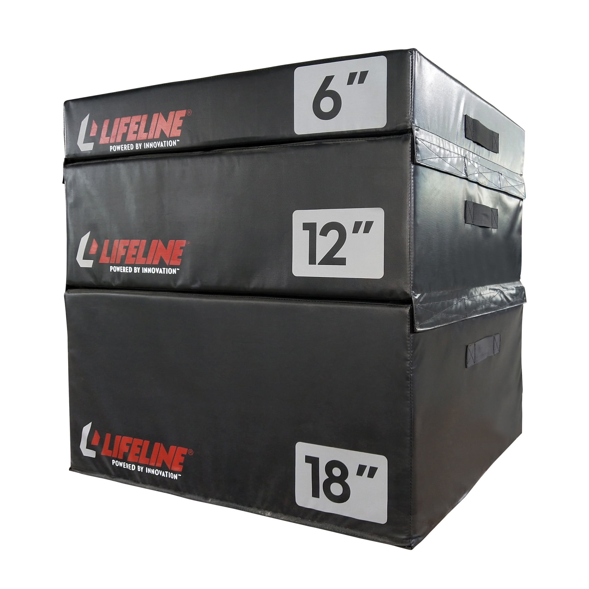Free Shipping! Lifeline Fitness Foam Plyo Box Set 6 12 18 Inches