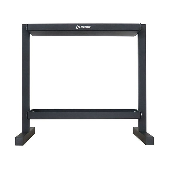 Lifeline Fitness Kettlebell Storage Rack - Two Tiers With 500lb Capacity - All Steel Frame