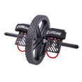 thumbnail image 1 of Lifeline Fitness Power Wheel for At-Home Full Body Functional Fitness Strength including Abs & Core, Lower Body and Upper Body with Foot Straps for More Workout Options, 1 of 6