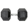 thumbnail image 1 of Lifeline Fitness Premium Rubber Hex Dumbbell, Single, 100 lb, 1 of 6