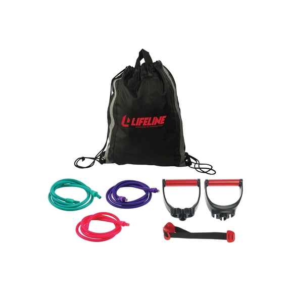Lifeline Fitness Resistance Kit to Build Full-Body Strength Through Constant Tension - Resistance Level Variety up to 60 lbs.