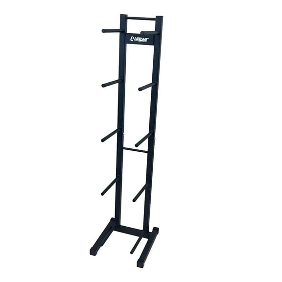 Lifeline Fitness Vertical Medicine Ball Rack  Compact 42.8" High, 5-Tier Storage Solution