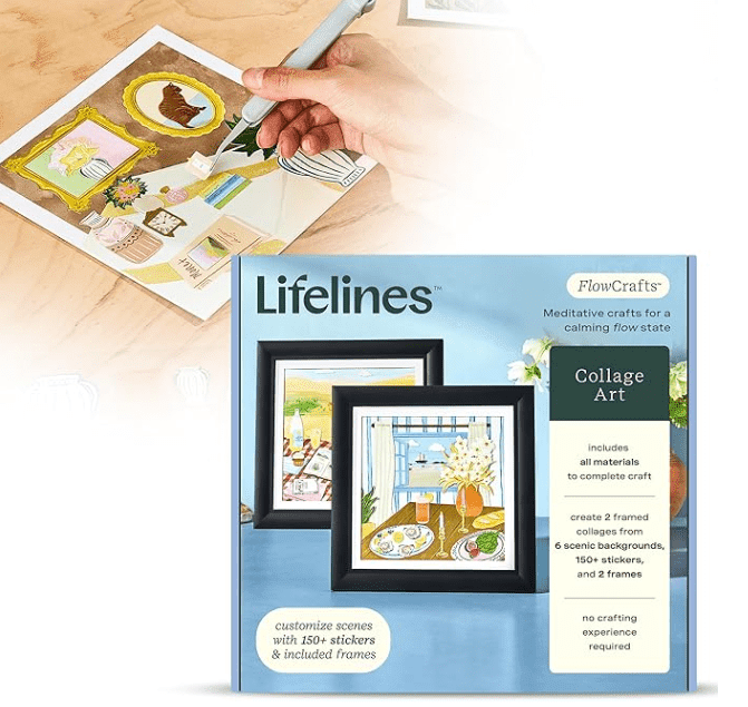 Lifelines FlowCrafts, Collage Art Kit - Miniature Framed Collages from ...
