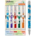 thumbnail image 1 of Lifelines Multi-Color Scented Lava Gel Pen Set, 0.5mm Colored Gel Pens Infused with Scented Essential Oil Blends, 5 Pack, 1 of 7