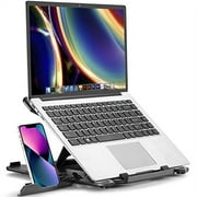 Lifelong Portable Laptop Riser for Desk, Bed, and Lap, Ergonomic Compatible with All, 10 - 17-inch with Patented Securestop, Notebook Stand, Silver