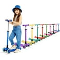 thumbnail image 1 of Lifemaster Mini 3-Wheel Kids Scooter with Multi-Color Wheel Lights – 4-Height Adjustable Handlebar, Wide Anti-Slip Deck, Child Safety Certified, Boys & Girls Ages 2+ Supports Up to 110 lbs, 1 of 8