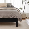 thumbnail image 1 of LIFEMENT Full Signature Wood Platform Bed Frame Black, Noise-Free, Under Bed Storage, No Box Spring Needed, Easy Assembly, 1 of 9
