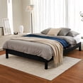 thumbnail image 1 of LIFEMENT Queen Signature Wood Platform Bed Frame Black, Noise-Free, Under Bed Storage, No Box Spring Needed, Easy Assembly, 1 of 8