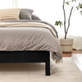 thumbnail image 1 of LIFEMENT Twin Signature Wood Platform Bed Frame Black, Noise-Free, Under Bed Storage, No Box Spring Needed, Easy Assembly, 1 of 9