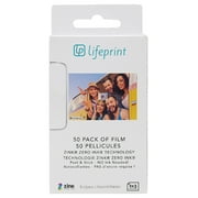 Lifeprint Photo Paper 2x3 Inches Sticky Back 50 Sheets for Inkjet & Dye Sublimation