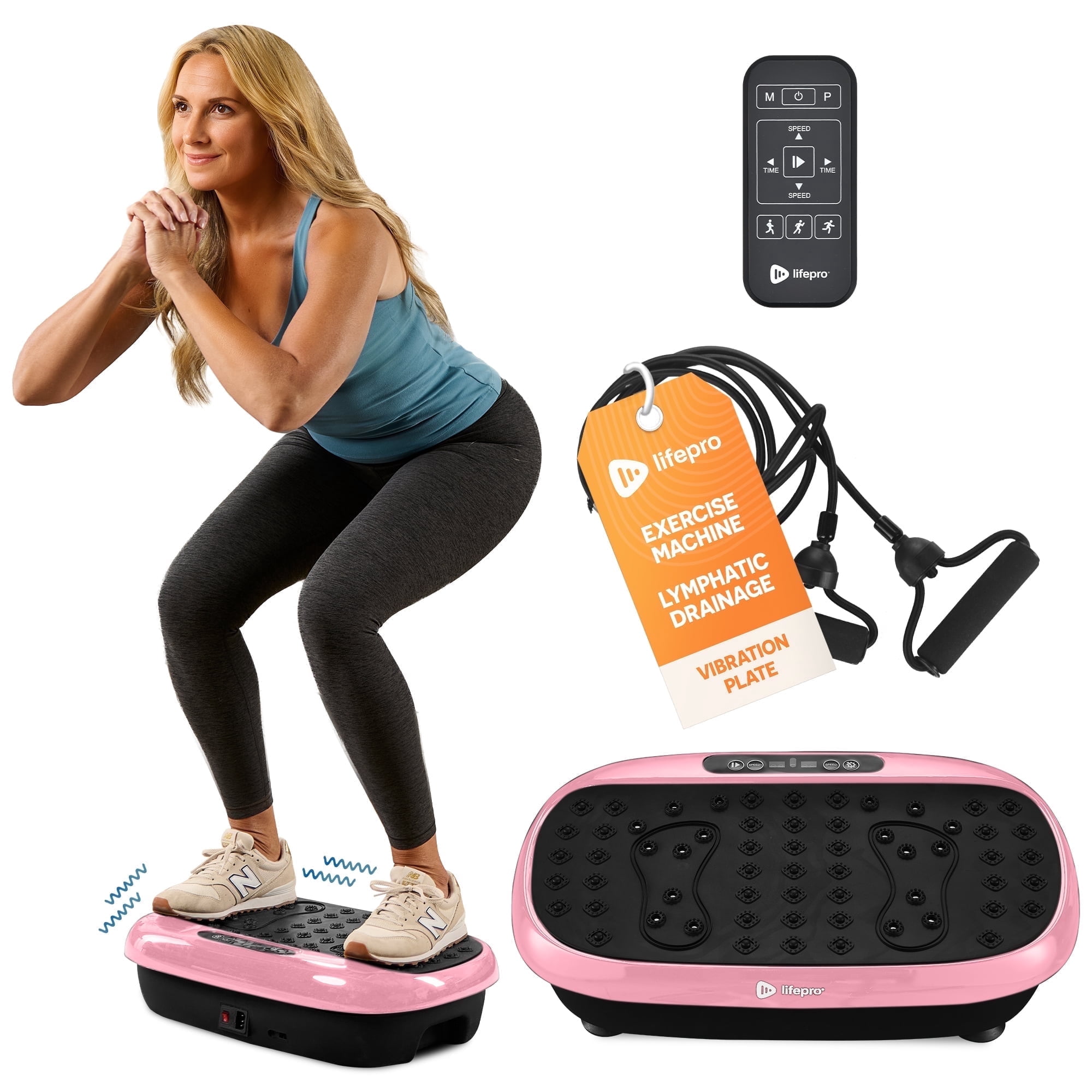 Lifepro HexaPlate Lite Vibration Plate Exercise Machine with