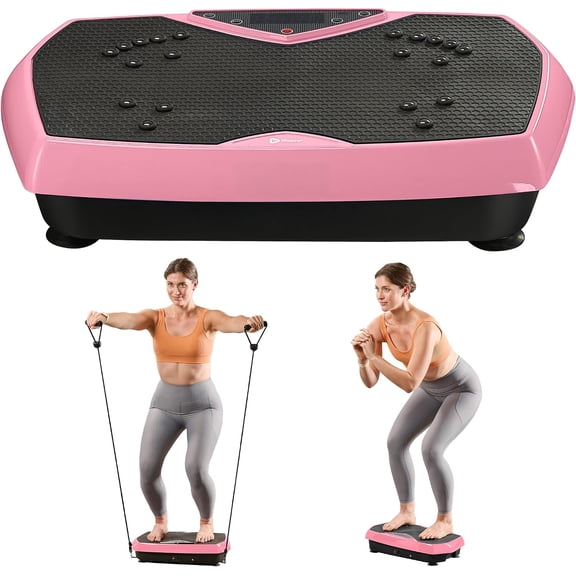 Lifepro HexaPlate Vibration Plate Exercise Machine with Magnetic Acupoints  Full Body Vibrating Platform for Weight Loss, Recovery & Toning  Quiet Vibration Plate Machine for Home Fitness