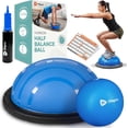 thumbnail image 1 of Lifepro Horizon Half Balance Ball Trainer – Non-Slip Stability Exercise Ball for Home Gym & Full-Body Workouts, Core & Balance Training, Heavy-Duty, 440 lb Capacity - Blue, 1 of 8