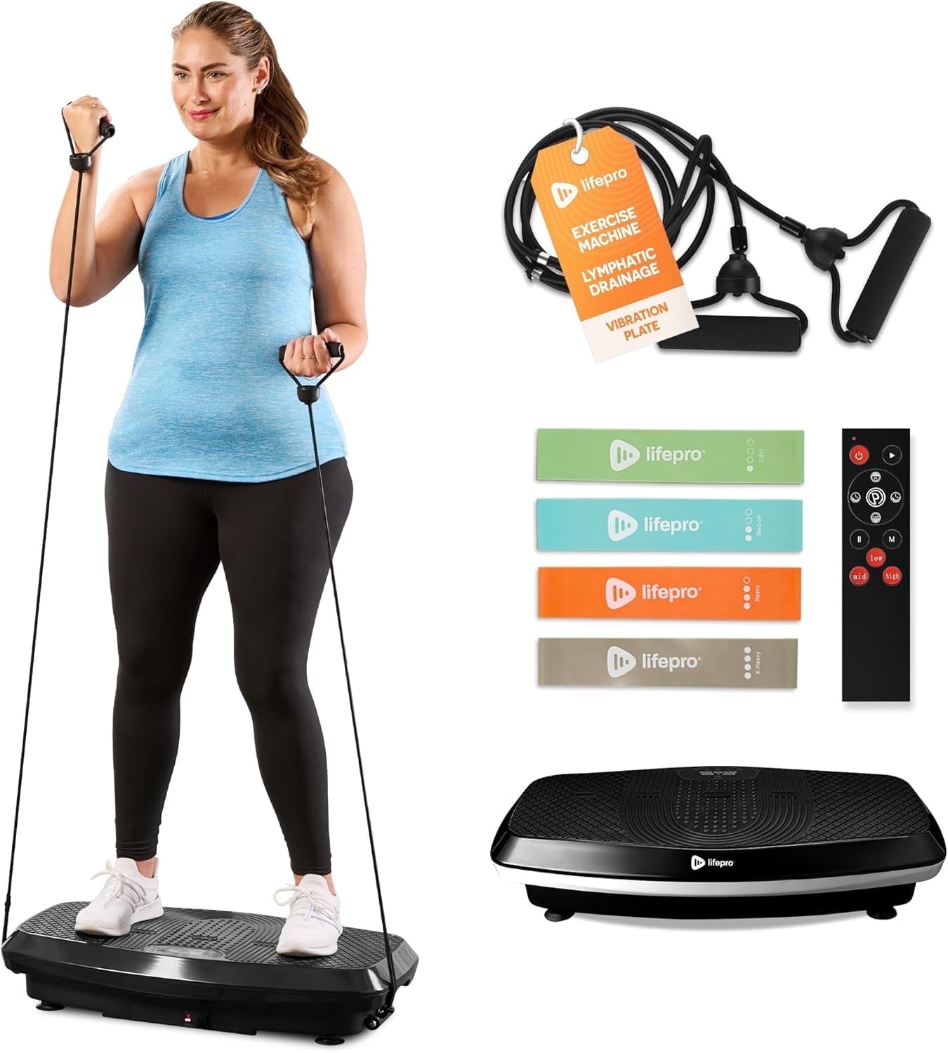 Customer reviews for Lifepro Hovert 3D Vibration Plate Exercise Machine   Dual Motor Full Body Vibrating Plate for Strength, Balance, Recovery &  Weight Loss  Heavy Duty Home Exercise Machine - Black | Walmart.com