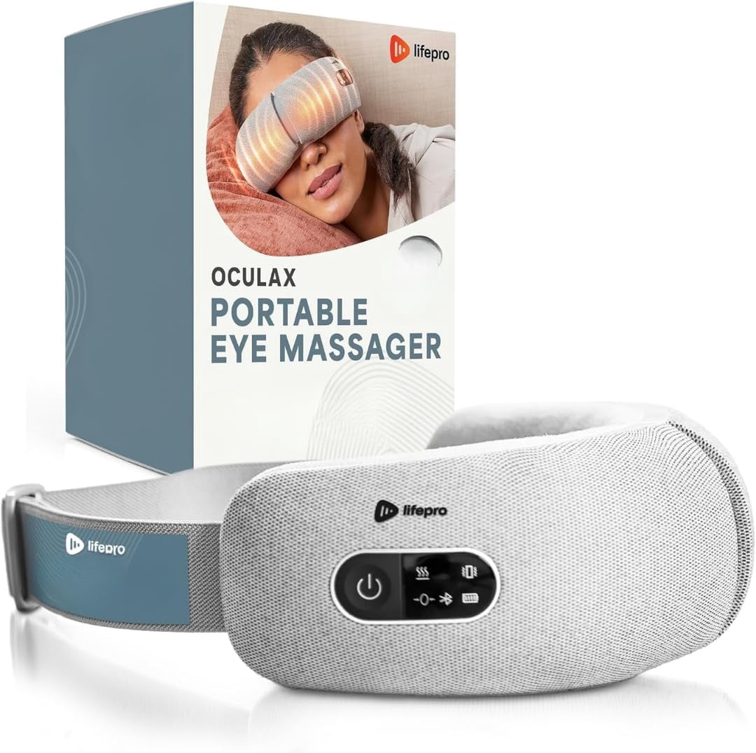 LifePro OCULAX FSA/HSA Eligible Eye Massager with Heat & Vibration