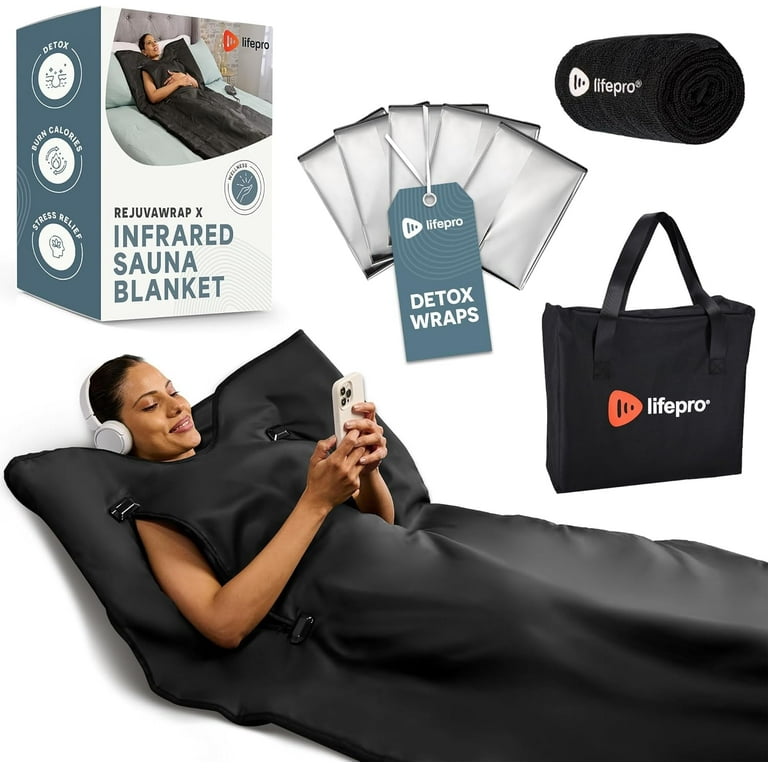 LifePro RejuvaWrap X Infrared Sauna Blanket for Detox, Recovery