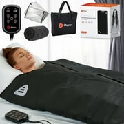 Lifepro Portable Infrared Sauna Blanket Far Infrared Sauna for Home Relaxation Black