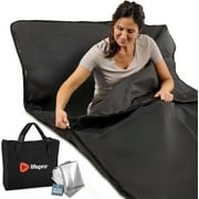 LifePro RejuvaWrap Infrared Sauna Blanket – Portable Far Infrared Heating Blanket for Detox & Weight Loss – Adjustable Heat Settings – Black