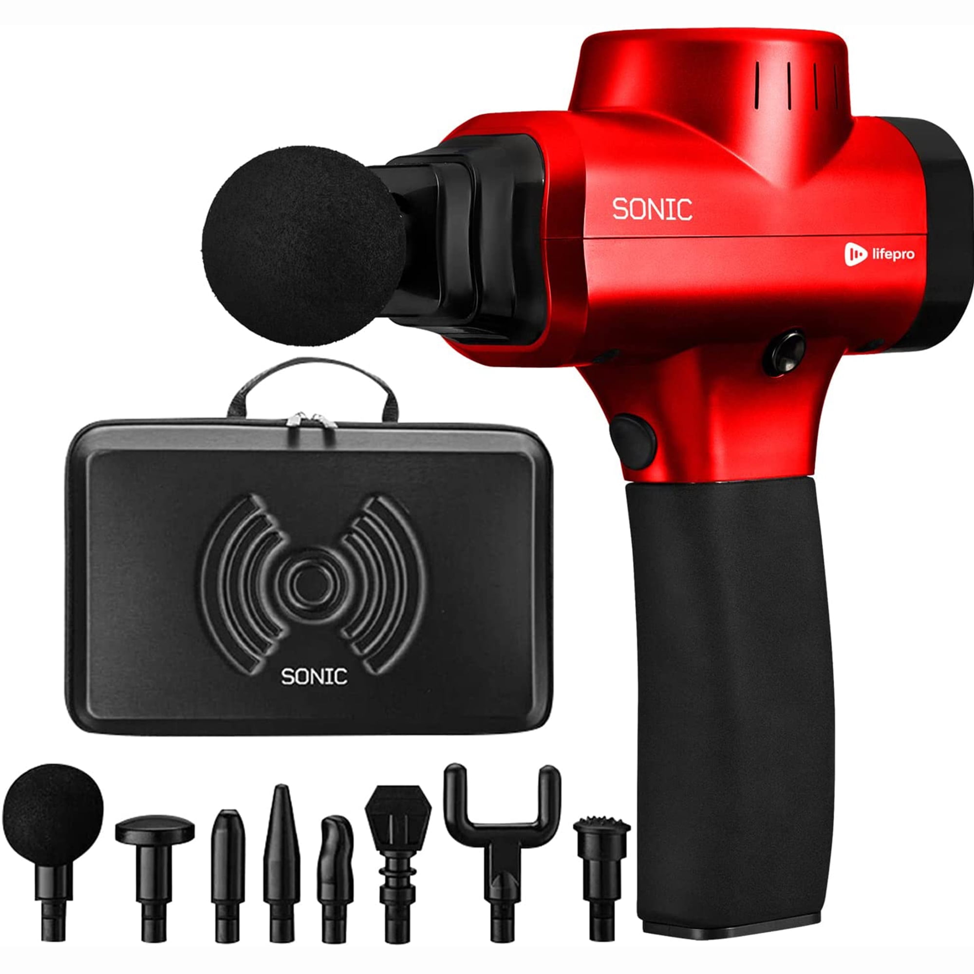 Lifepro Sonic Percussion Massage Gun Hand Held Massager for