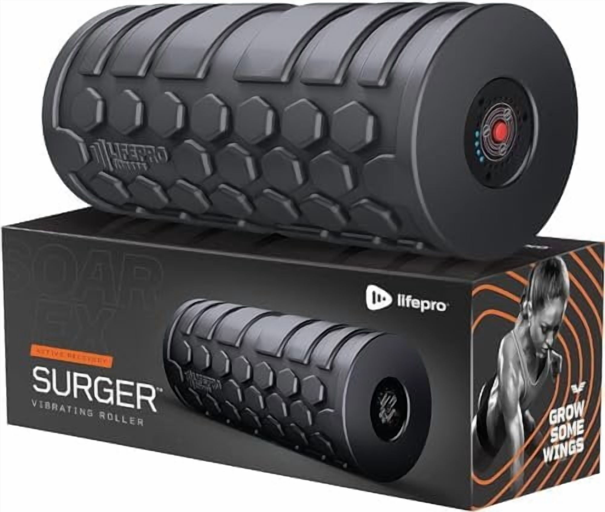 Lifepro Surger 4-Speed Vibrating Foam Roller, Black - Walmart.com