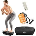 thumbnail image 1 of Lifepro Vibration Plate Exercise Machine with Resistance Bands, 120 Speeds, Remote Control - Black, 1 of 10
