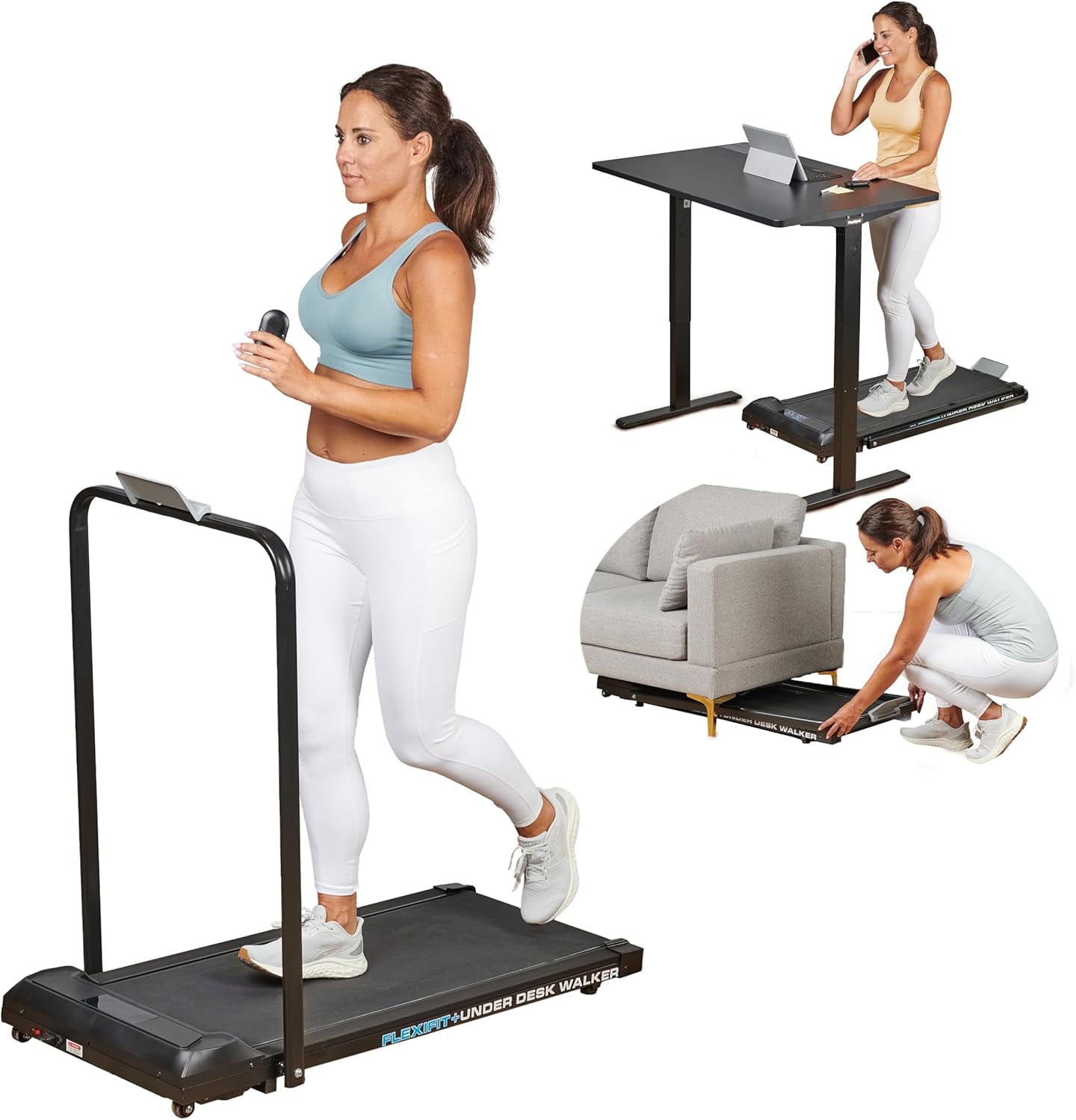 Lifepro Walking Pad Treadmill Under Desk Small Treadmill - Ultra Quiet ...