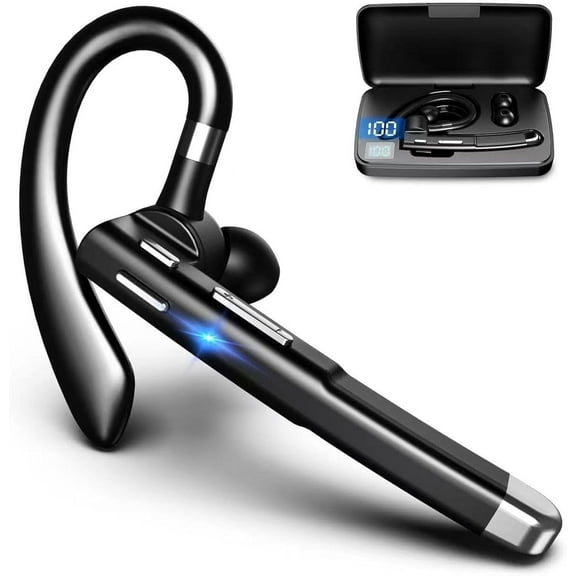 Liferen Bluetooth Headset, 24Hrs HD Calling,Hands-Free Bluetooth Earphone for Driving/Business/Office