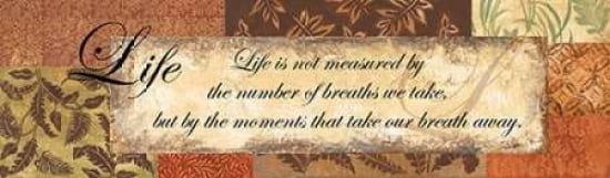 Lifes Moments - special Canvas Art - Gregory Gorham (8 x 24)