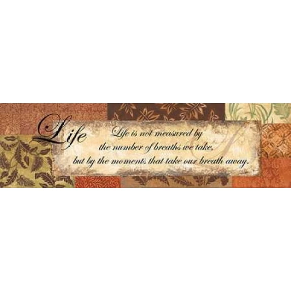 Lifes Moments - special Poster Print by Gregory Gorham (12 x 36)
