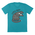 thumbnail image 1 of Lifes Ruff Humor Graphic Tropical Blue Mens T-Shirt, 1 of 1