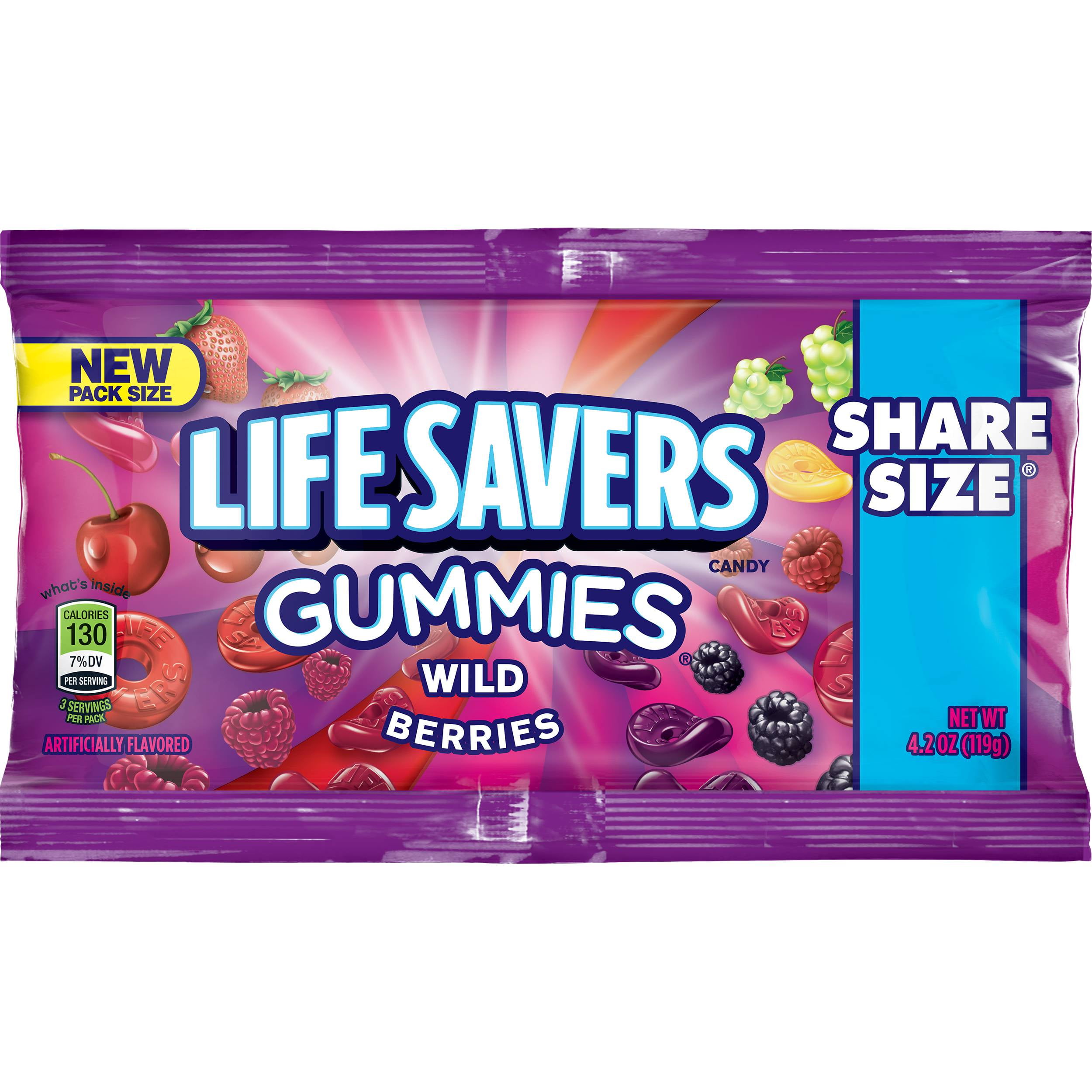 Lifesaver Wild Berry Gummies Candy, 4.2 Ounce - 90 per case