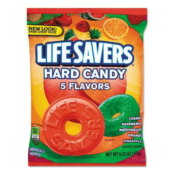 Hard Candy, Original Five Flavors, 6.25 Oz Bag | Bundle of 2 Each