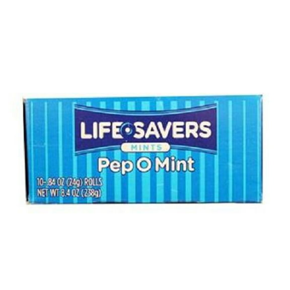 Lifesavers, Pep O Mint - Roll, Count 20 (1.68 oz 2 Count) - Mints / Grab Varieties & Flavors