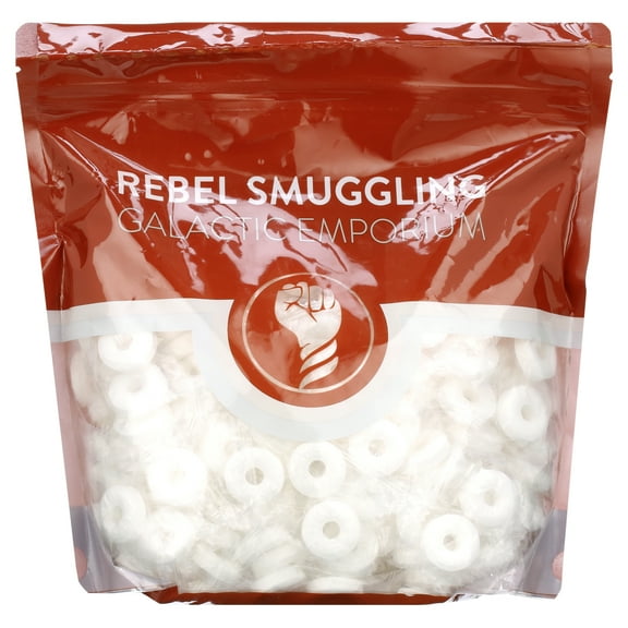 Peppermint Hard Candy Rings Bulk 2lb Bag - Individually Wrapped Mints