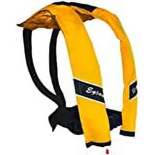 Lifesaving Pro Premium Auto/Manual Inflatable Life Jacket Soft Lifejacket Floating Life Vest Inflate Survival Aid PFD NEW Yellow Color